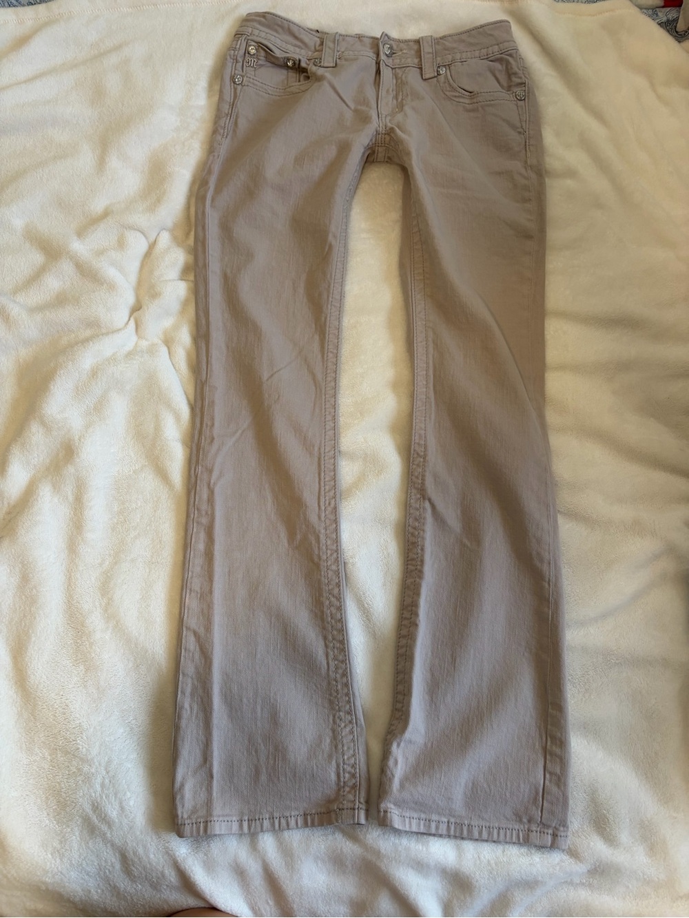Miss Me Taupe Flare Jeans